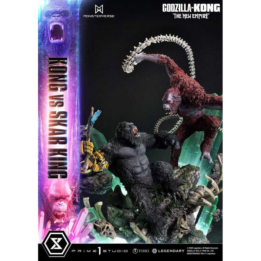 Godzilla x Kong: The New Empire Ultimate Diorama Masterline Series Statue Kong vs Skar King 104 cm - The Happy Toy Store