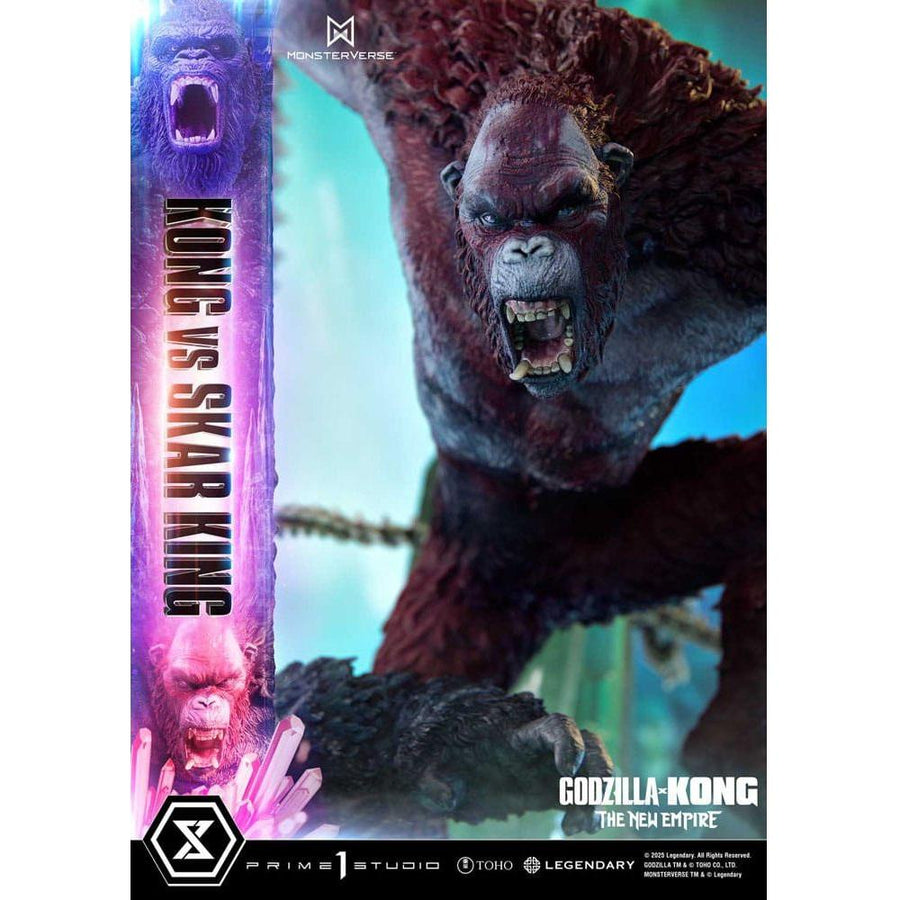 Godzilla x Kong: The New Empire Ultimate Diorama Masterline Series Statue Kong vs Skar King 104 cm - The Happy Toy Store