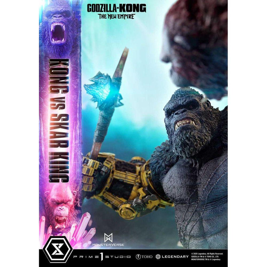 Godzilla x Kong: The New Empire Ultimate Diorama Masterline Series Statue Kong vs Skar King 104 cm - The Happy Toy Store
