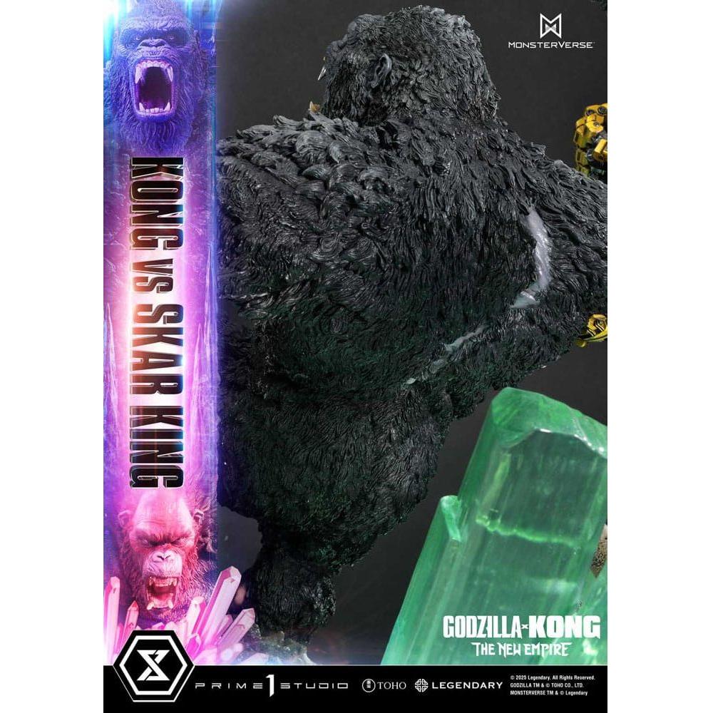 Godzilla x Kong: The New Empire Ultimate Diorama Masterline Series Statue Kong vs Skar King 104 cm - The Happy Toy Store
