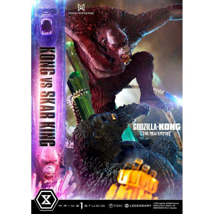 Godzilla x Kong: The New Empire Ultimate Diorama Masterline Series Statue Kong vs Skar King 104 cm - The Happy Toy Store