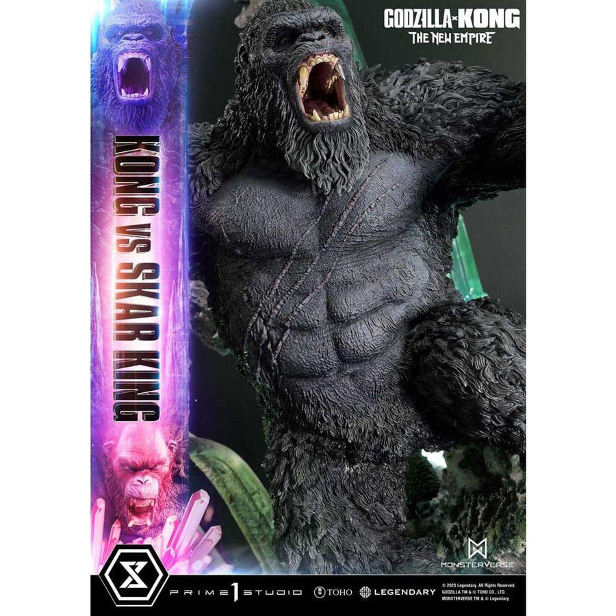 Godzilla x Kong: The New Empire Ultimate Diorama Masterline Series Statue Kong vs Skar King 104 cm - The Happy Toy Store