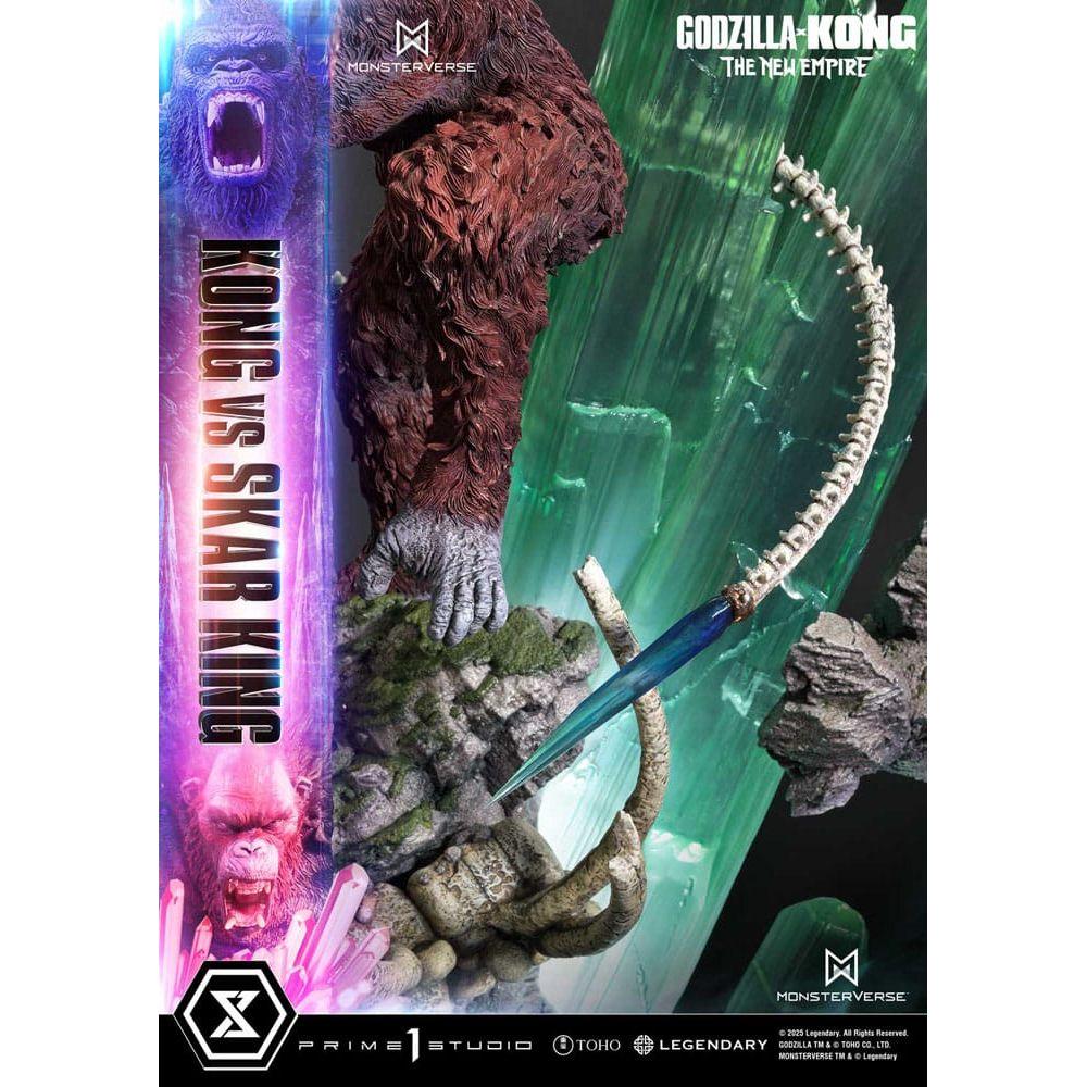 Godzilla x Kong: The New Empire Ultimate Diorama Masterline Series Statue Kong vs Skar King 104 cm - The Happy Toy Store