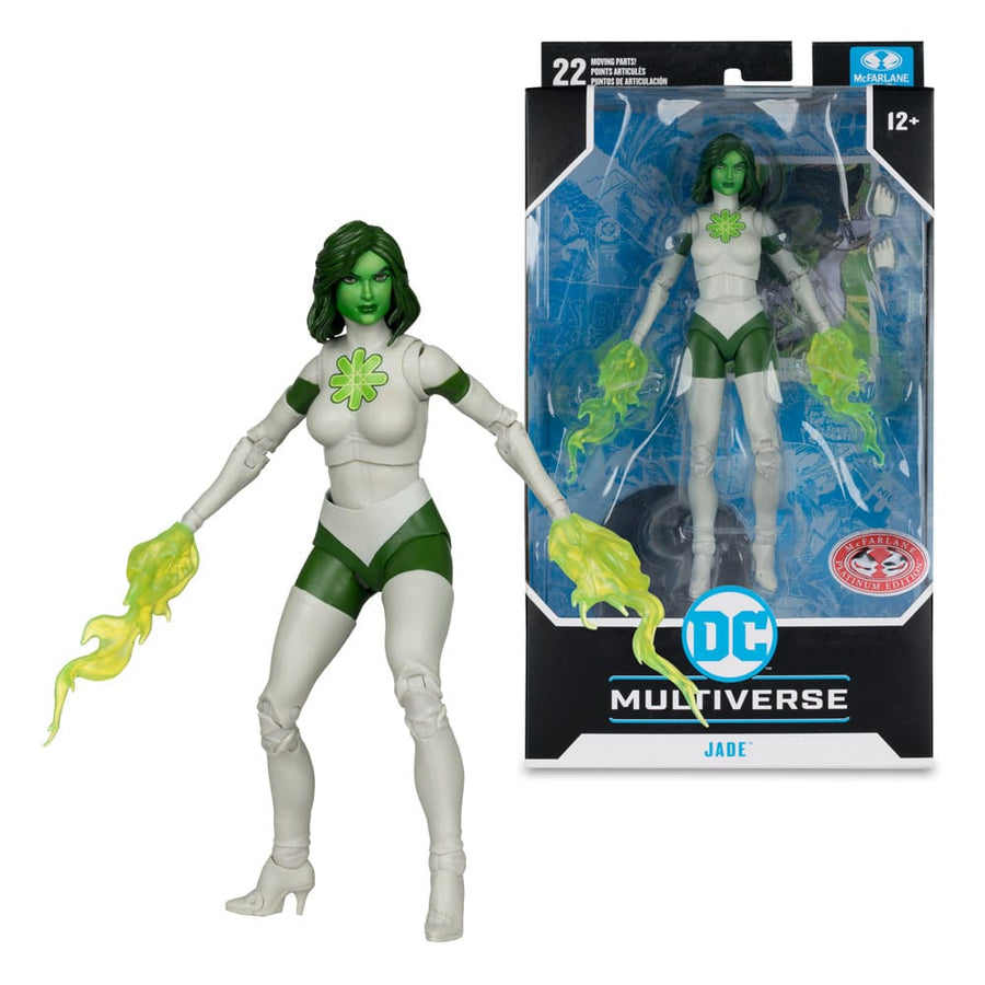 Green Latern Corps DC Multiverse Action Figure Jade (Red Platinum Edition) 17 cm - The Happy Toy Store