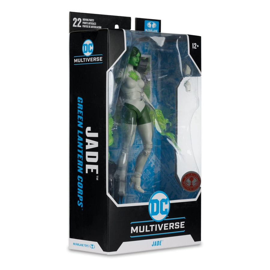 Green Latern Corps DC Multiverse Action Figure Jade (Red Platinum Edition) 17 cm - The Happy Toy Store