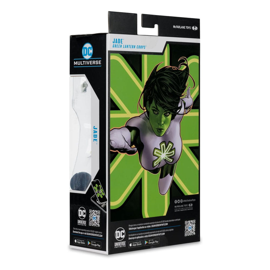 Green Latern Corps DC Multiverse Action Figure Jade (Red Platinum Edition) 17 cm - The Happy Toy Store