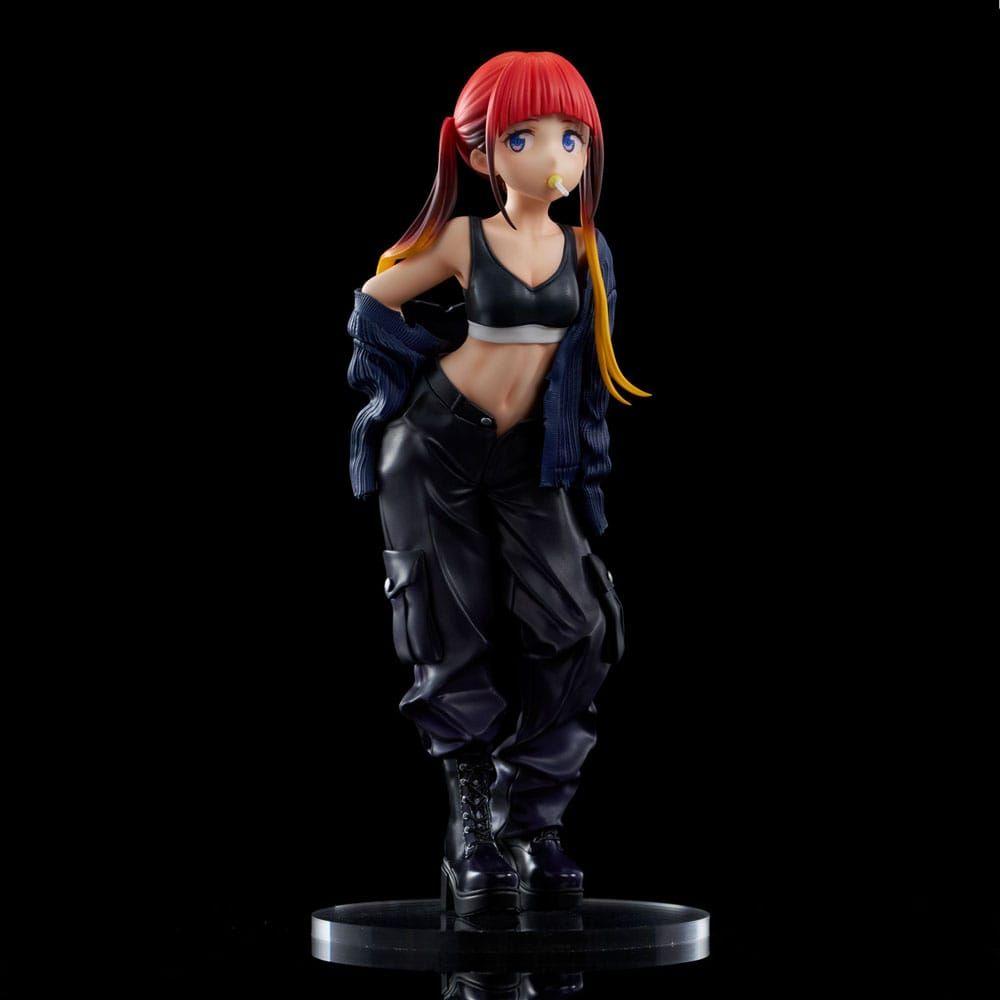 Gridman Universe Zozo Black Collection Statue PVC Chise Asukagawa 21 cm - The Happy Toy Store