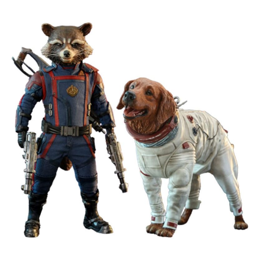 Guardians of the Galaxy Vol. 3 Movie Masterpiece Action Figuren 1/6 Rocket & Cosmo 16 cm - The Happy Toy Store