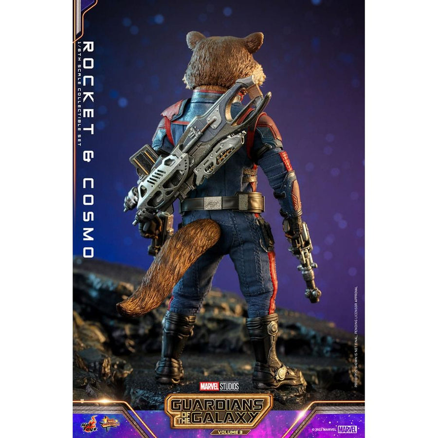 Guardians of the Galaxy Vol. 3 Movie Masterpiece Action Figuren 1/6 Rocket & Cosmo 16 cm - The Happy Toy Store