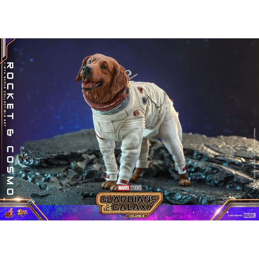 Guardians of the Galaxy Vol. 3 Movie Masterpiece Action Figuren 1/6 Rocket & Cosmo 16 cm - The Happy Toy Store