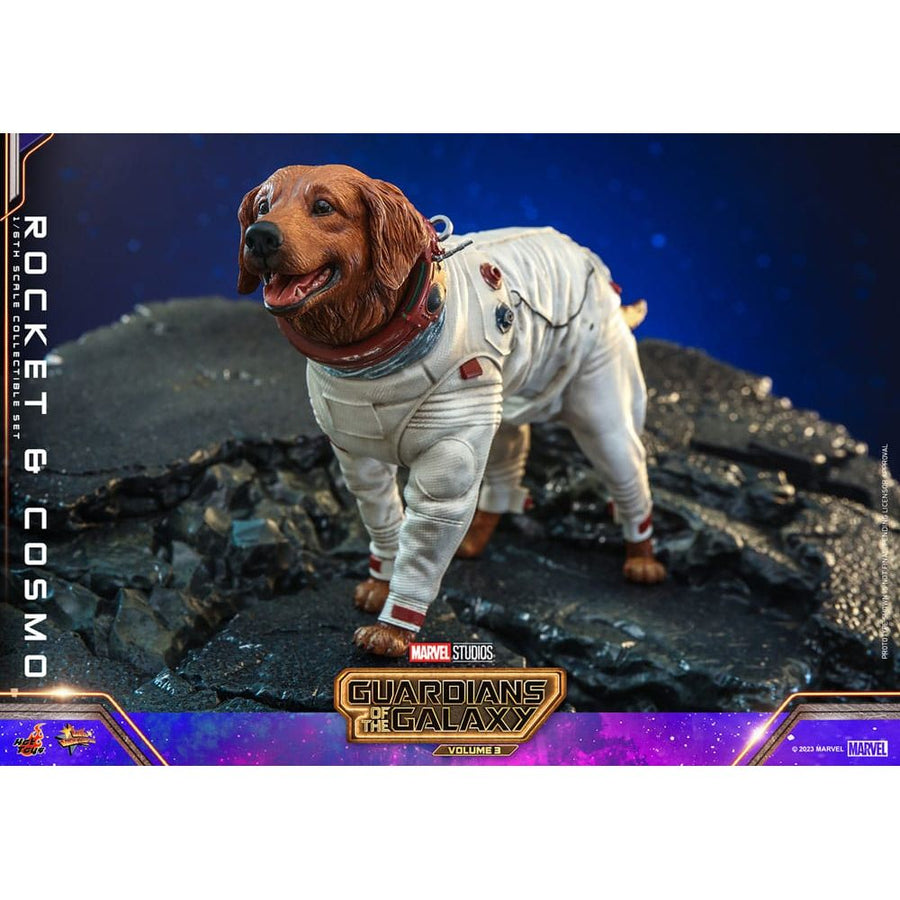 Guardians of the Galaxy Vol. 3 Movie Masterpiece Action Figuren 1/6 Rocket & Cosmo 16 cm - The Happy Toy Store