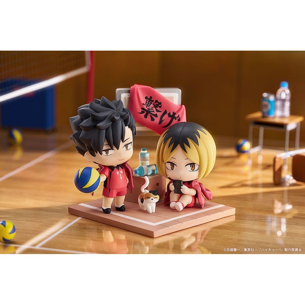 Haikyu!! Qset Mini - Figure 2 - Pack Tetsuro Kuroo & Kenma Kozume 9 cm - The Happy Toy Store