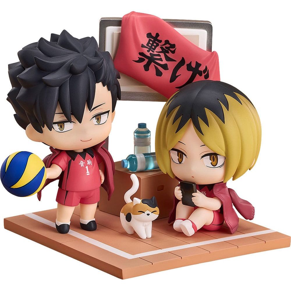 Haikyu!! Qset Mini - Figure 2 - Pack Tetsuro Kuroo & Kenma Kozume 9 cm - The Happy Toy Store