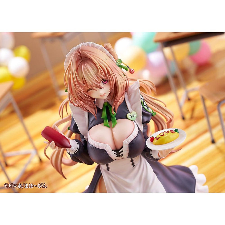 Hanikami Kanojo PVC Statue 1/6 Maid Maison Hanikami Kanojo Sano Hiiragi 20 cm - The Happy Toy Store