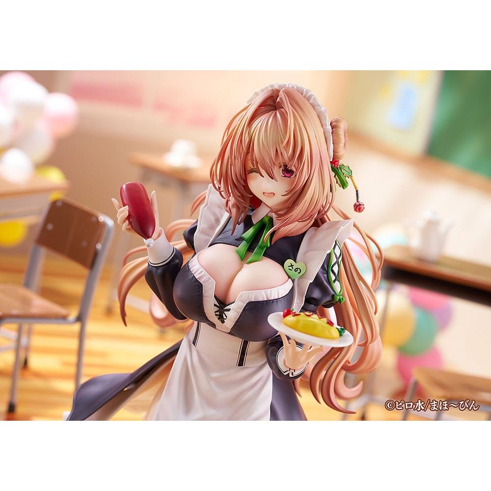 Hanikami Kanojo PVC Statue 1/6 Maid Maison Hanikami Kanojo Sano Hiiragi 20 cm - The Happy Toy Store