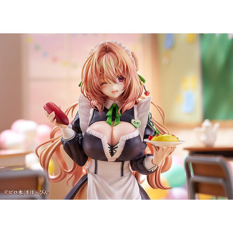 Hanikami Kanojo PVC Statue 1/6 Maid Maison Hanikami Kanojo Sano Hiiragi 20 cm - The Happy Toy Store