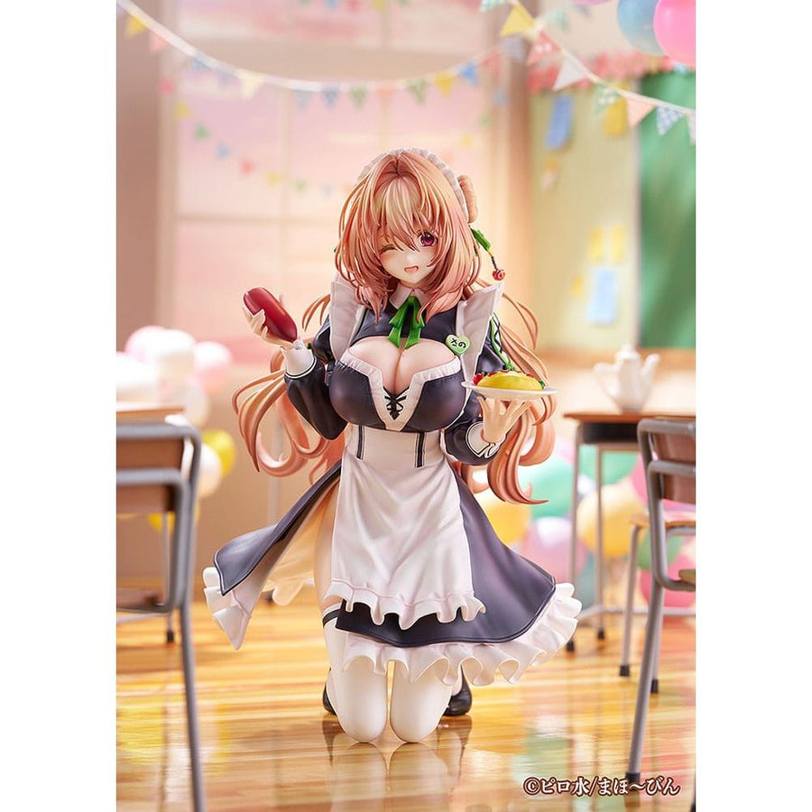 Hanikami Kanojo PVC Statue 1/6 Maid Maison Hanikami Kanojo Sano Hiiragi 20 cm - The Happy Toy Store