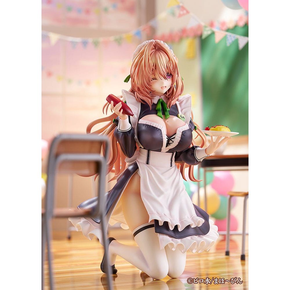 Hanikami Kanojo PVC Statue 1/6 Maid Maison Hanikami Kanojo Sano Hiiragi 20 cm - The Happy Toy Store