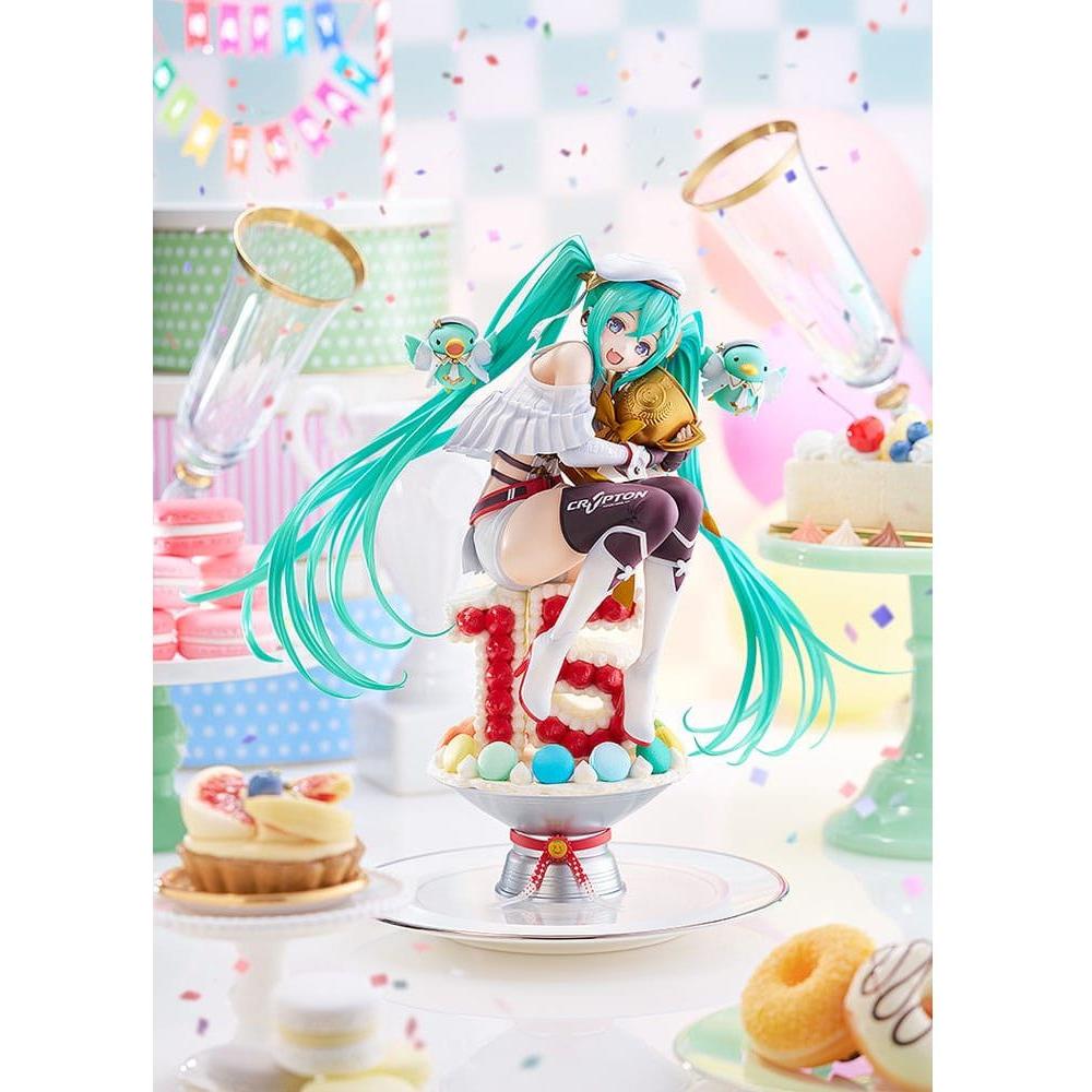 Hatsune Miku Characters PVC Statue 1/6 Racing Miku: 2023 - 15th Anniversary Ver. 26 cm - The Happy Toy Store