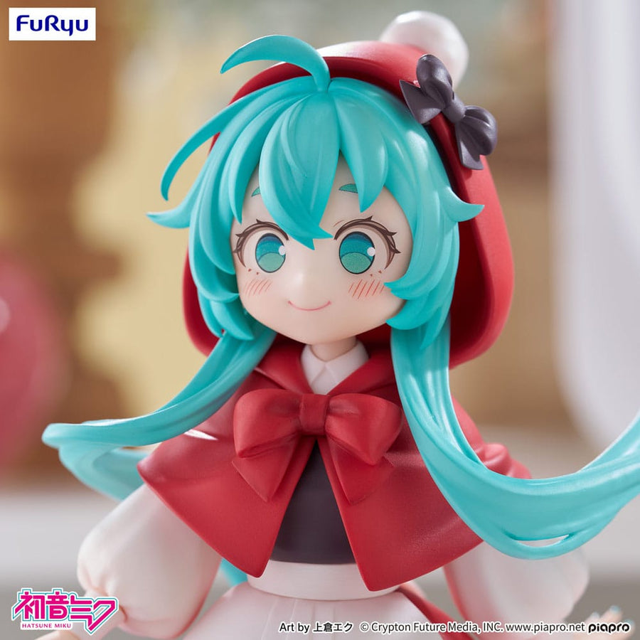 Hatsune Miku Desktop Fairy PVC Statue Hatsune Miku Little red riding hood Ver. 16 cm - The Happy Toy Store