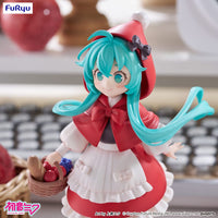 Hatsune Miku Desktop Fairy PVC Statue Hatsune Miku Little red riding hood Ver. 16 cm - The Happy Toy Store