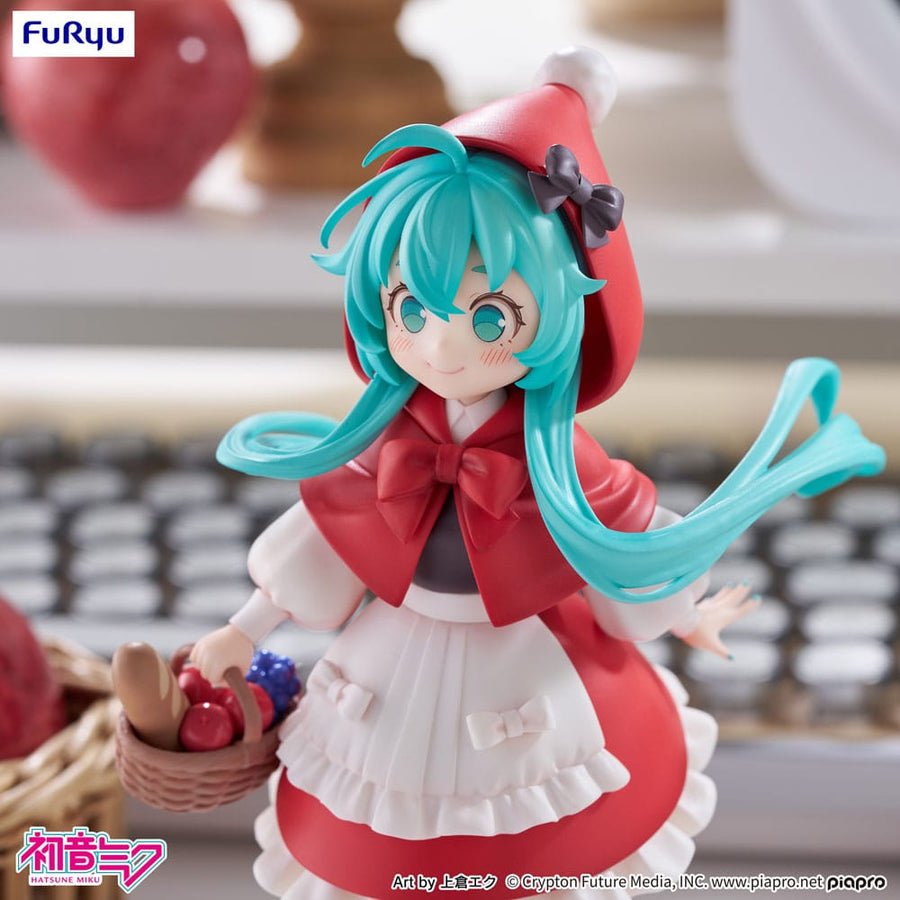 Hatsune Miku Desktop Fairy PVC Statue Hatsune Miku Little red riding hood Ver. 16 cm - The Happy Toy Store