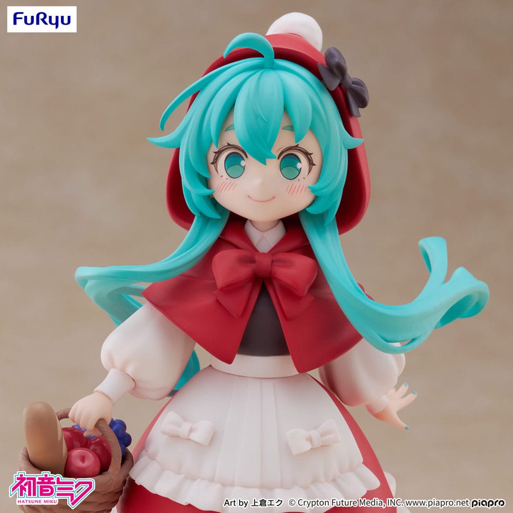 Hatsune Miku Desktop Fairy PVC Statue Hatsune Miku Little red riding hood Ver. 16 cm - The Happy Toy Store