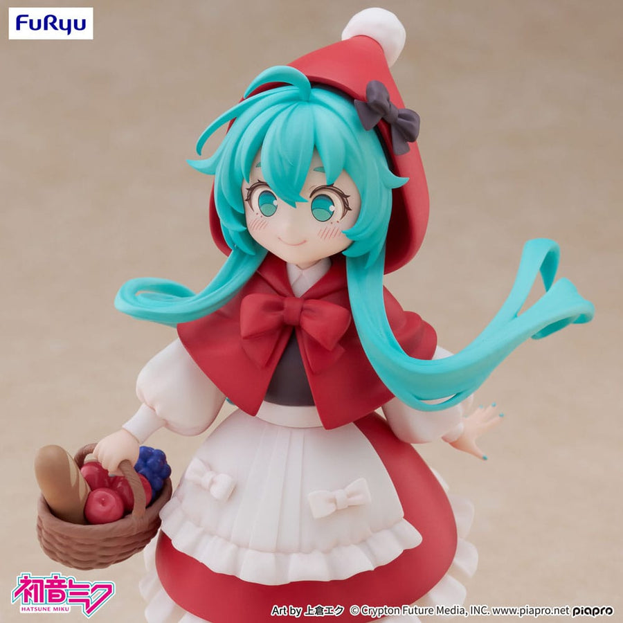 Hatsune Miku Desktop Fairy PVC Statue Hatsune Miku Little red riding hood Ver. 16 cm - The Happy Toy Store