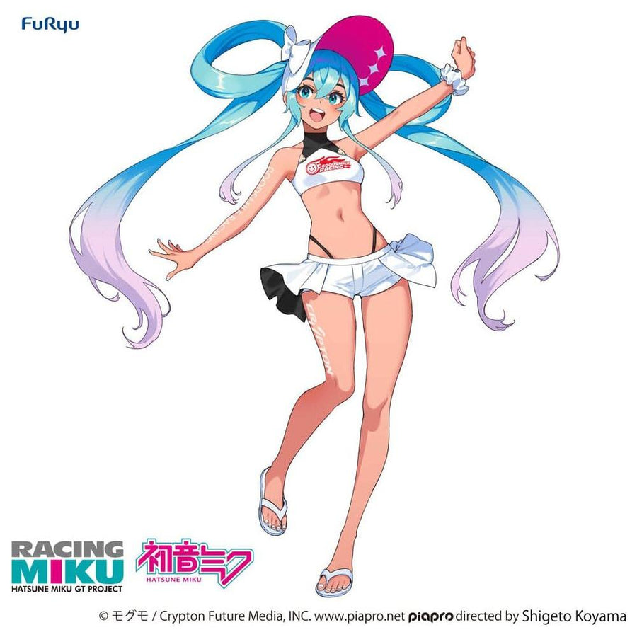 Hatsune Miku GT Project Trio - Try - iT PVC Statue Racing Miku 2024 Summer Holiday Ver. 23 cm - The Happy Toy Store