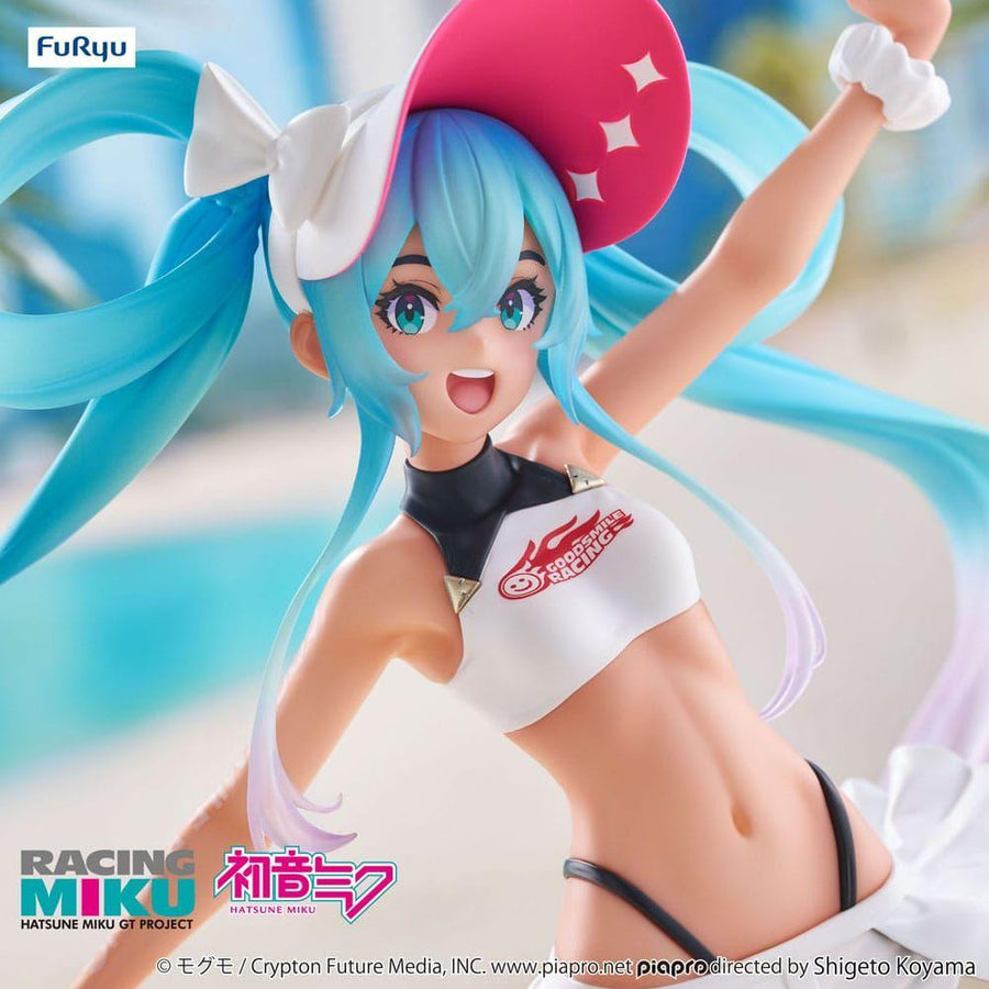 Hatsune Miku GT Project Trio - Try - iT PVC Statue Racing Miku 2024 Summer Holiday Ver. 23 cm - The Happy Toy Store