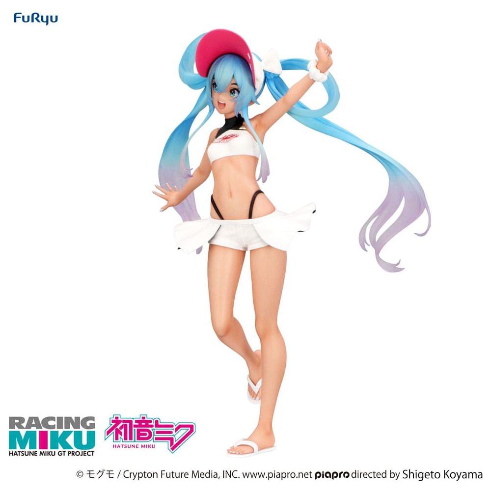 Hatsune Miku GT Project Trio - Try - iT PVC Statue Racing Miku 2024 Summer Holiday Ver. 23 cm - The Happy Toy Store