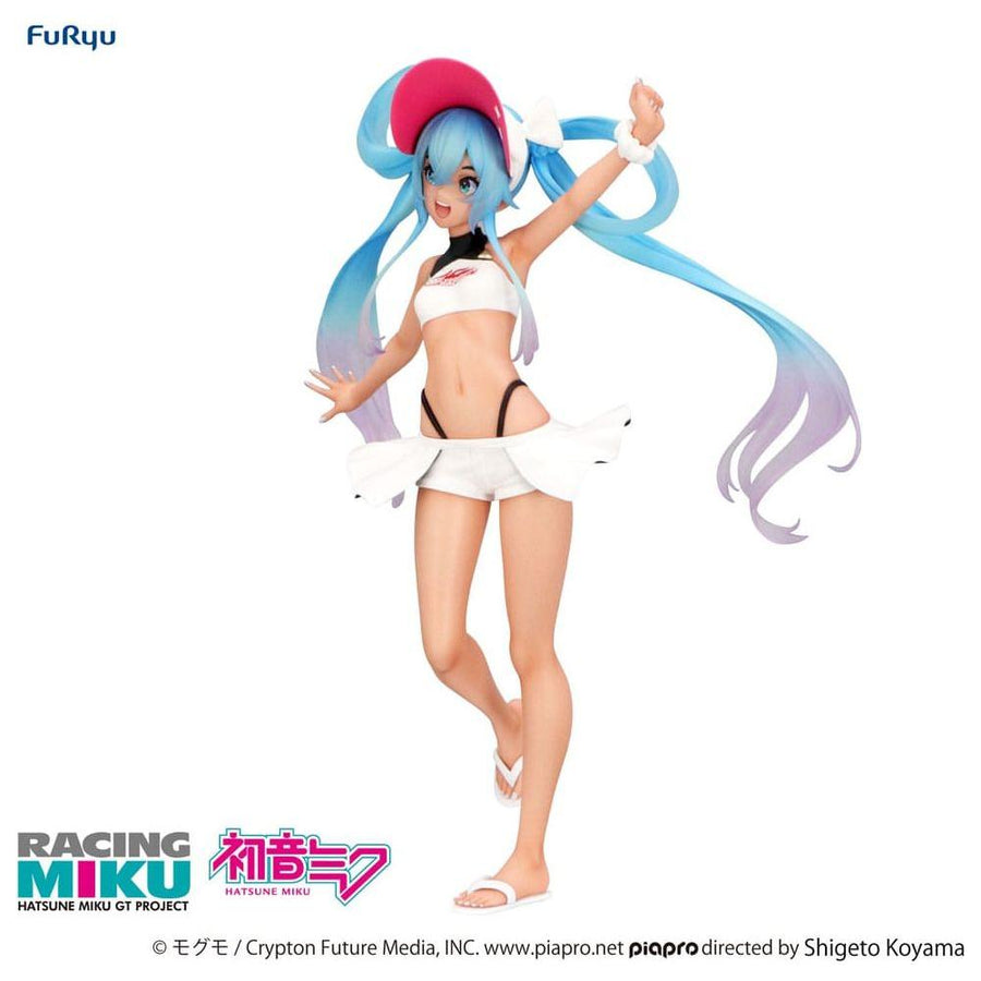 Hatsune Miku GT Project Trio - Try - iT PVC Statue Racing Miku 2024 Summer Holiday Ver. 23 cm - The Happy Toy Store
