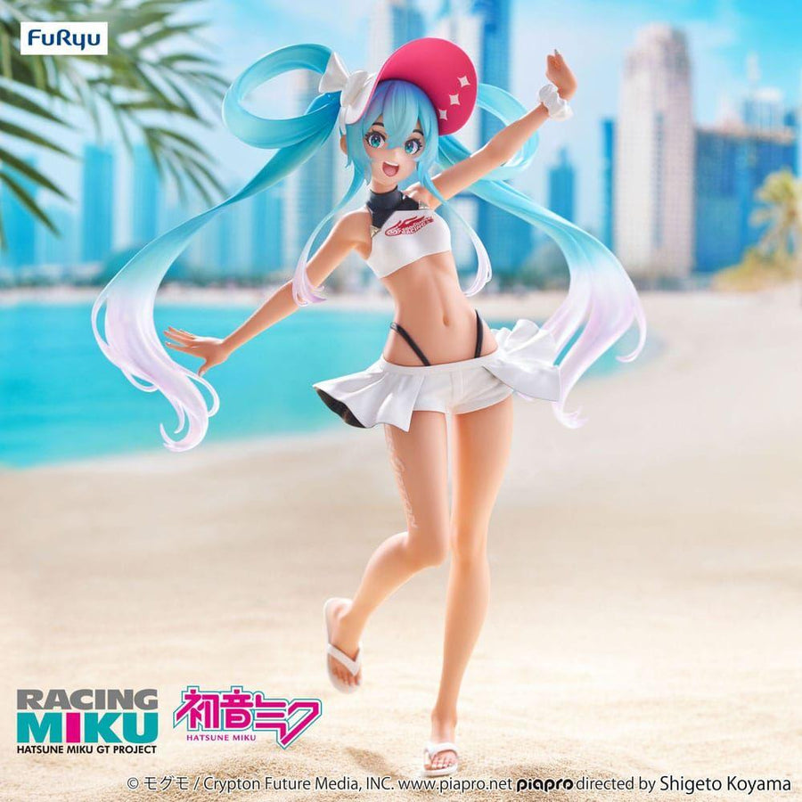 Hatsune Miku GT Project Trio - Try - iT PVC Statue Racing Miku 2024 Summer Holiday Ver. 23 cm - The Happy Toy Store