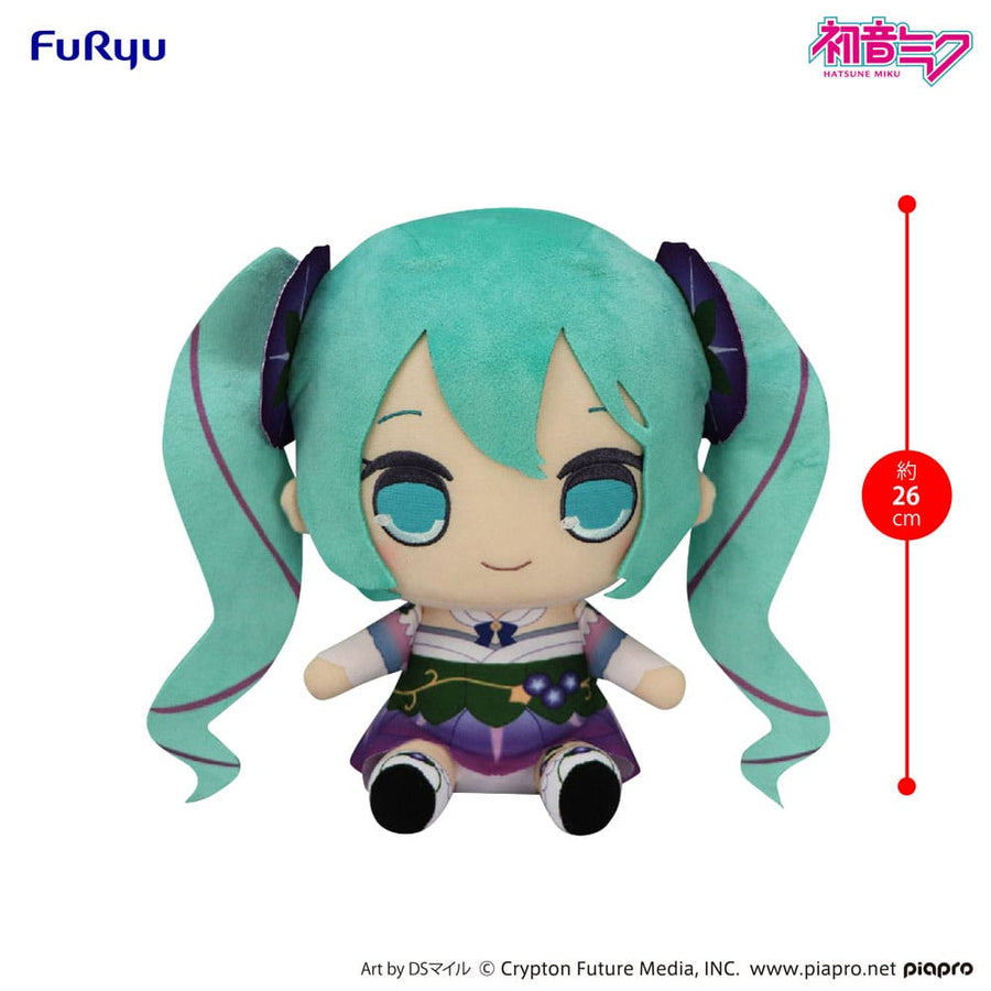 Hatsune Miku Kyurumaru Big Plush Figure Morning Glory 26 cm - The Happy Toy Store