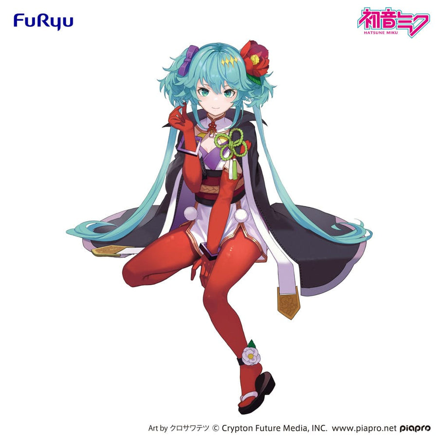 Hatsune Miku Noodle Stopper PVC Statue Flower Fairy Camellia 15 cm - The Happy Toy Store