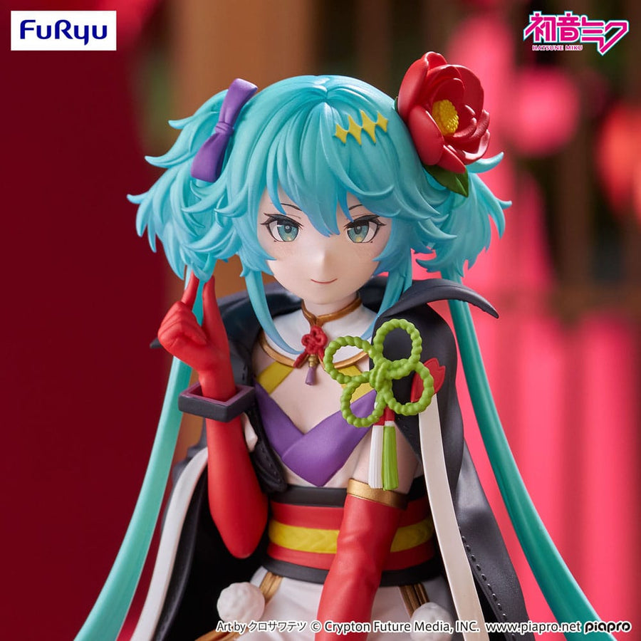 Hatsune Miku Noodle Stopper PVC Statue Flower Fairy Camellia 15 cm - The Happy Toy Store