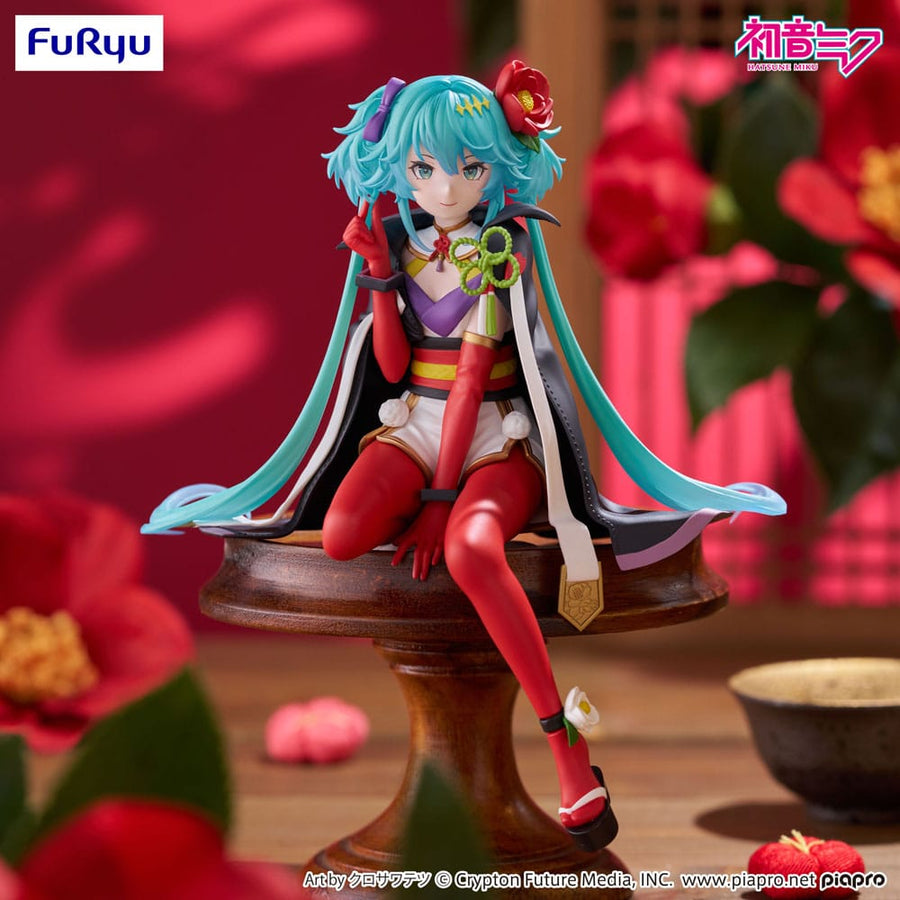 Hatsune Miku Noodle Stopper PVC Statue Flower Fairy Camellia 15 cm - The Happy Toy Store