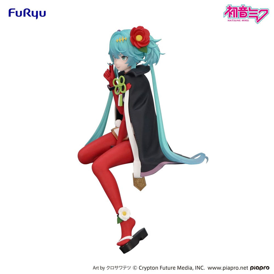 Hatsune Miku Noodle Stopper PVC Statue Flower Fairy Camellia 15 cm - The Happy Toy Store
