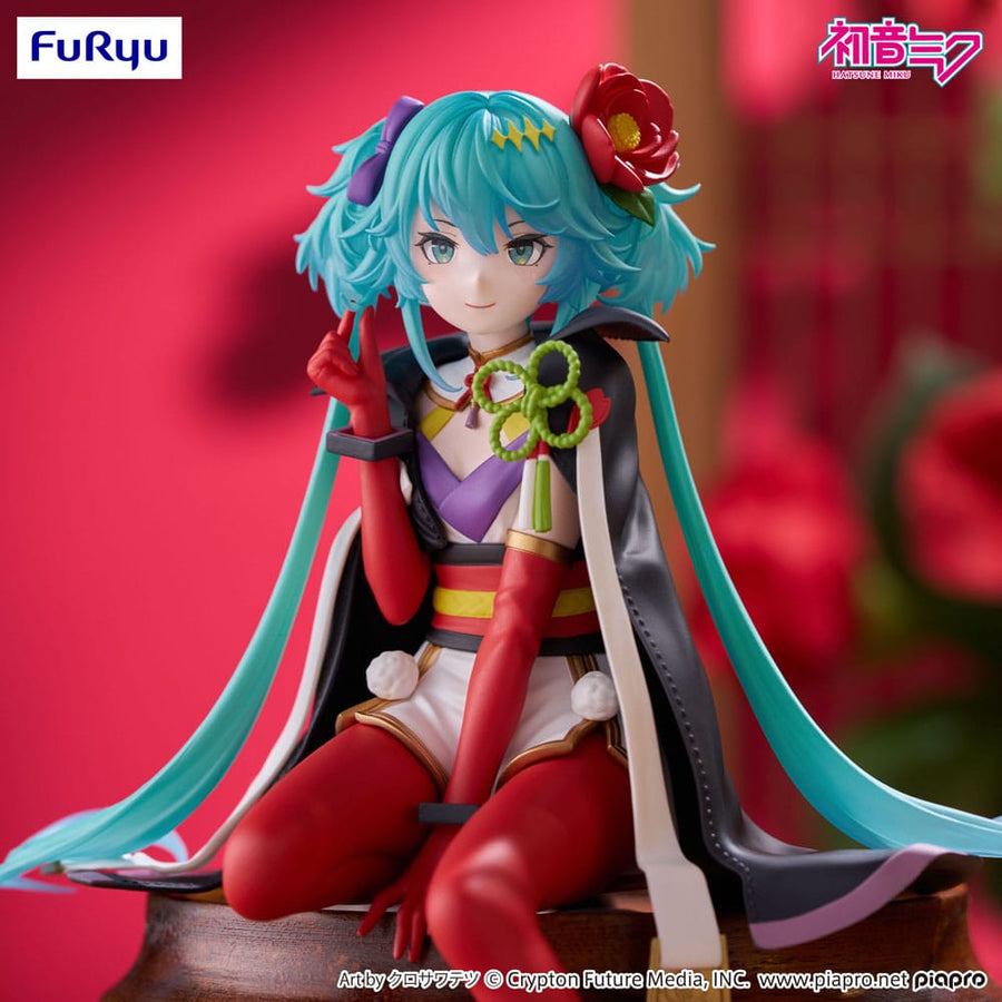 Hatsune Miku Noodle Stopper PVC Statue Flower Fairy Camellia 15 cm - The Happy Toy Store