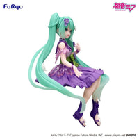 Hatsune Miku Noodle Stopper PVC Statue Flower Fairy Cosmos Purple Color Ver. 14 cm - The Happy Toy Store