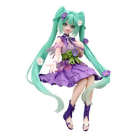 Hatsune Miku Noodle Stopper PVC Statue Flower Fairy Cosmos Purple Color Ver. 14 cm - The Happy Toy Store