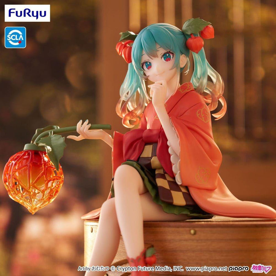 Hatsune Miku Noodle Stopper PVC Statue Flower Fairy Winter Cherry 15 cm - The Happy Toy Store
