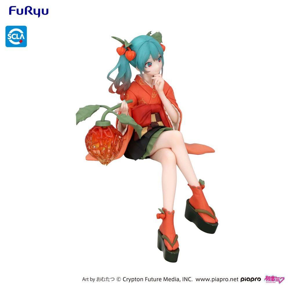 Hatsune Miku Noodle Stopper PVC Statue Flower Fairy Winter Cherry 15 cm - The Happy Toy Store