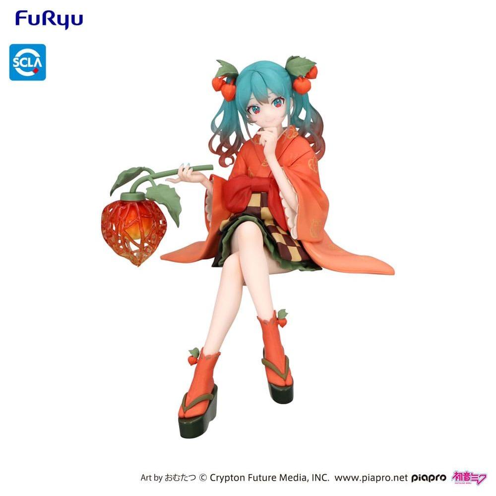 Hatsune Miku Noodle Stopper PVC Statue Flower Fairy Winter Cherry 15 cm - The Happy Toy Store