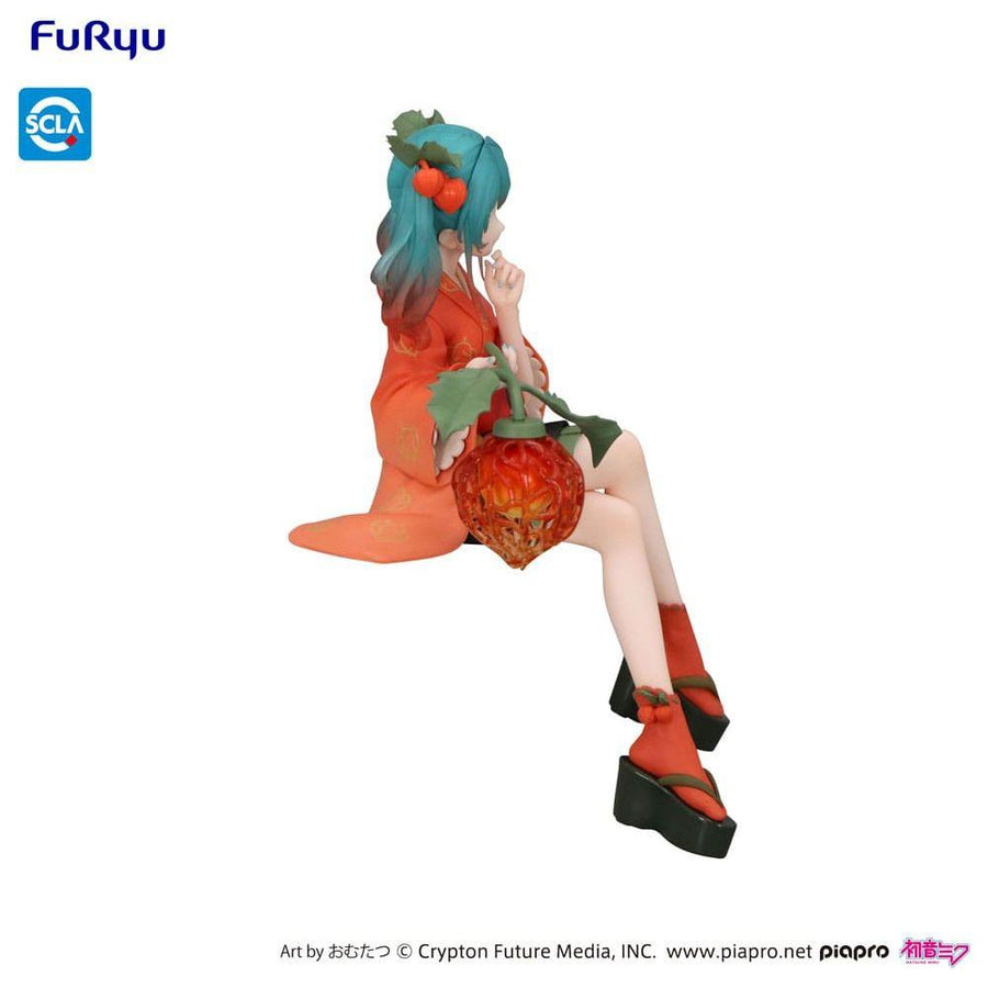 Hatsune Miku Noodle Stopper PVC Statue Flower Fairy Winter Cherry 15 cm - The Happy Toy Store