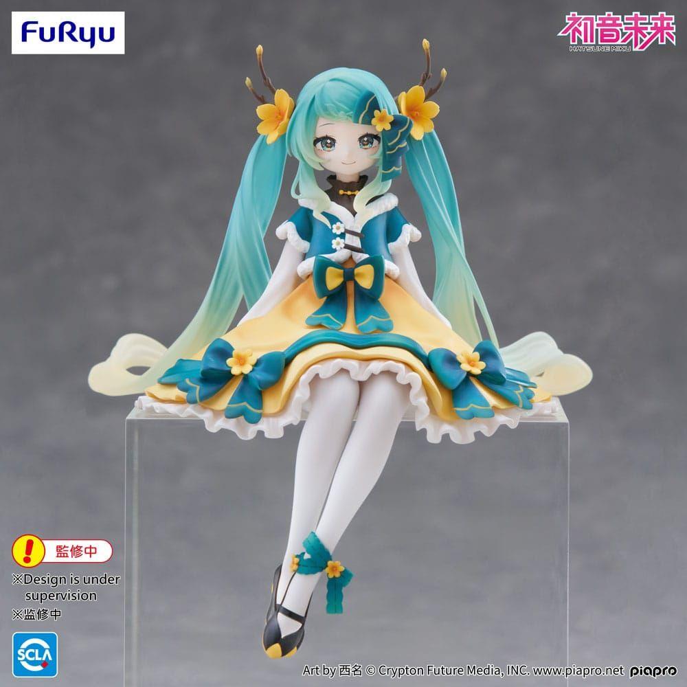 Hatsune Miku Noodle Stopper PVC Statue Hatsune Miku 2025 Chinese New Year Ver. 14 cm - The Happy Toy Store