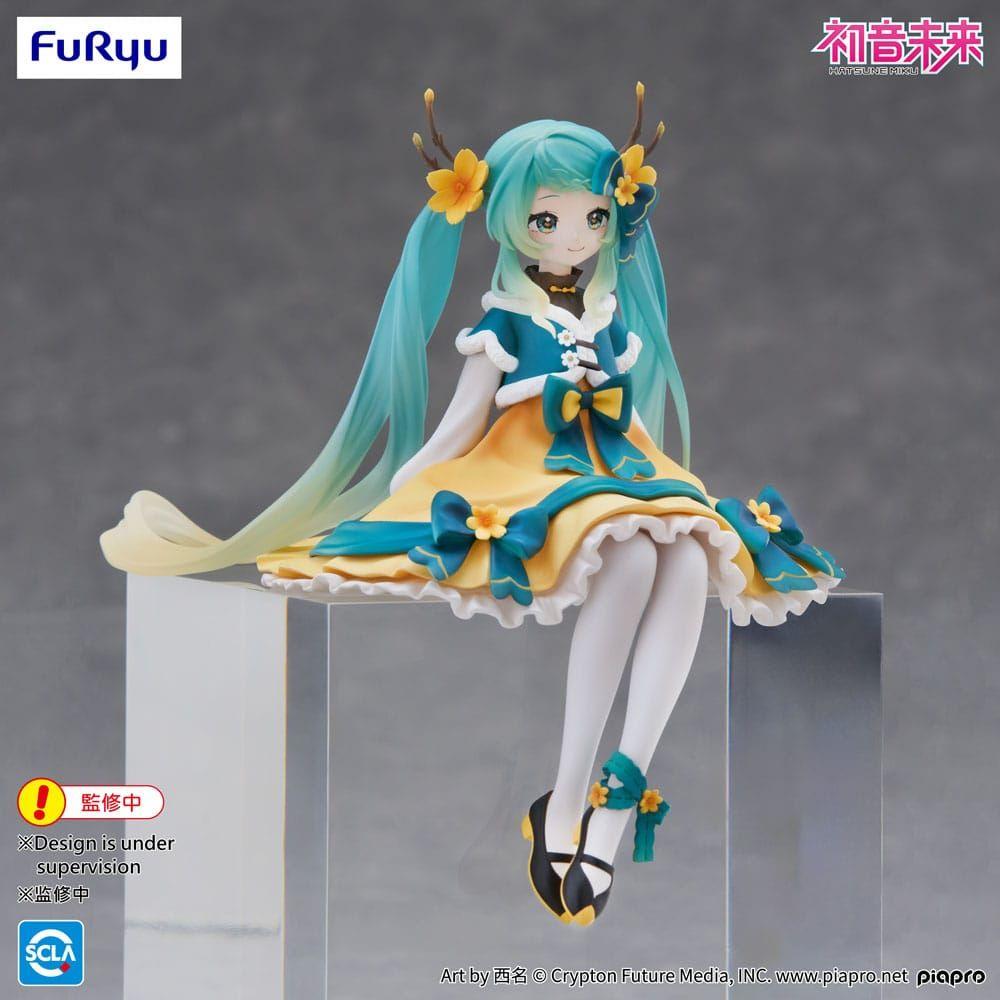 Hatsune Miku Noodle Stopper PVC Statue Hatsune Miku 2025 Chinese New Year Ver. 14 cm - The Happy Toy Store