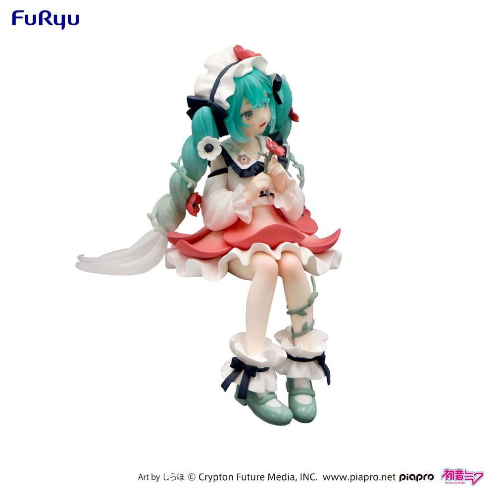 Hatsune Miku Noodle Stopper PVC Statue Hatsune Miku Flower Fairy Anemone 14 cm - The Happy Toy Store