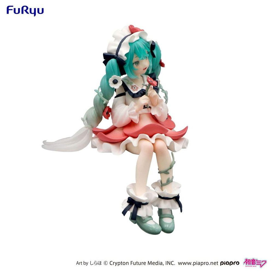 Hatsune Miku Noodle Stopper PVC Statue Hatsune Miku Flower Fairy Anemone 14 cm - The Happy Toy Store