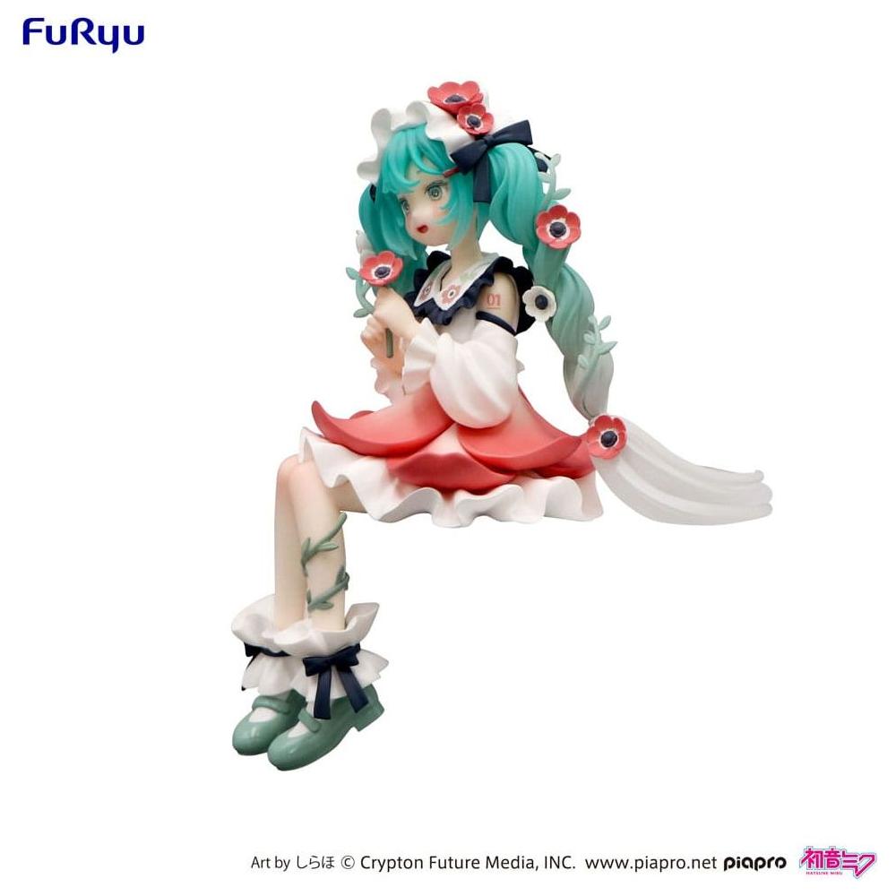 Hatsune Miku Noodle Stopper PVC Statue Hatsune Miku Flower Fairy Anemone 14 cm - The Happy Toy Store